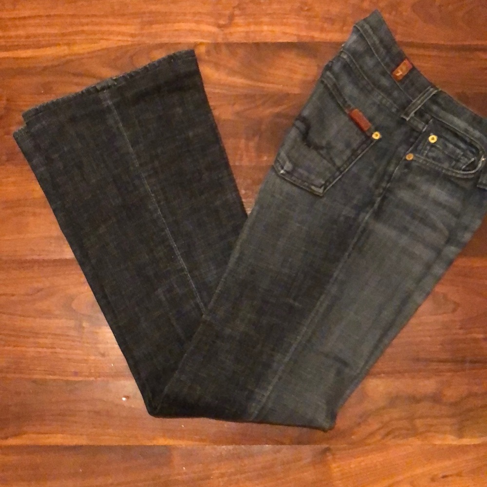7 For All Mankind flare leg jeans